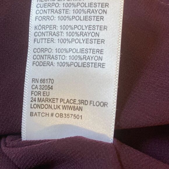 Urban Outfitters Kimchi Blue Purple Tank flutter top/mini dress ruffle - Picture 6 of 9